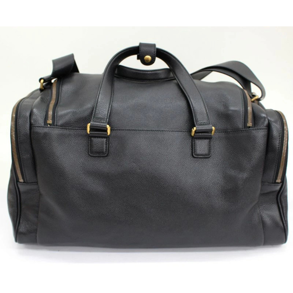 Gucci Black Boston GG Bag Shoulder Handbag Leather